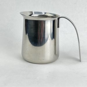 Krups Frothing Jug Cream Pitcher Stainless Steel 18-8 Made in PRC Vintage GUC